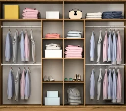 Szafy Przesuwne|Szafy Trzydrzwiowe>Stolar Biała trzydrzwiowa szafa przesuwna z lustrem 250 cm PARDO biały