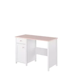 Biurka|Meble Dla Dzieci>lenart. Białe biurko dziecięce z szafką 110 cm LUNA