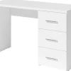 Biurka|Meble Młodzieżowe>MEBLOSIEK Białe biurko młodzieżowe 120x50 cm ORION z szufladami