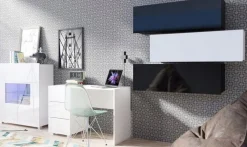 Biurka|Zestawy Mebli Młodzieżowych>GiB Meble Białe biurko z szufladami MODERN biały