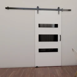 Drzwi Przesuwne>przesuwne.com Białe drzwi przesuwne do garderoby 90 cm PELSO biały