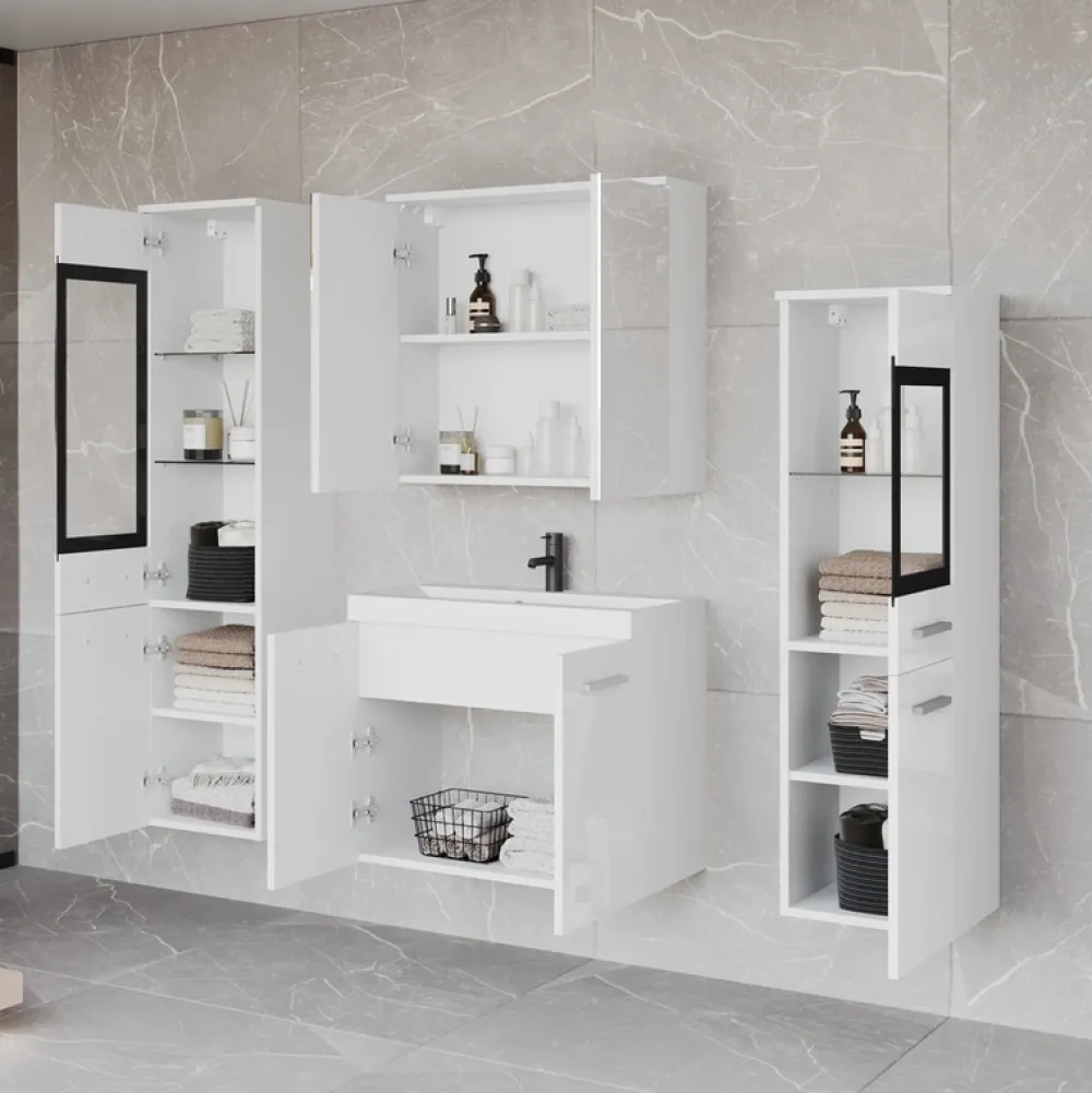 Meble Łazienkowe>BRATEX Białe meble łazienkowe USEDOM XL biały