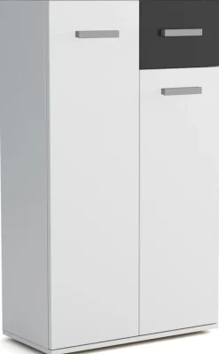 Garderoby|Zestawy Mebli Do Przedpokoju></noscript>Meblohand Białe meble do przedpokoju z lustrem JOVITA