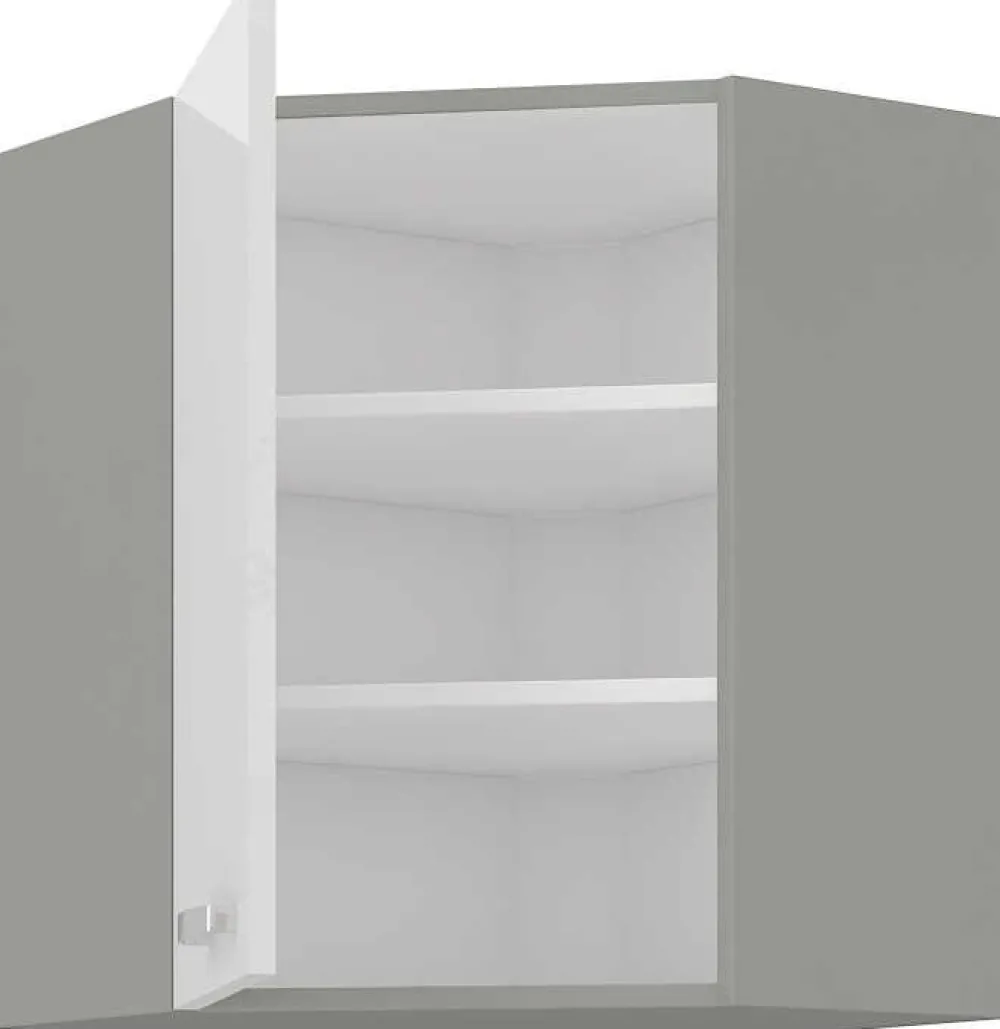 Meble Kuchenne>Lempert Białe meble kuchenne w połysku BLANKA 4