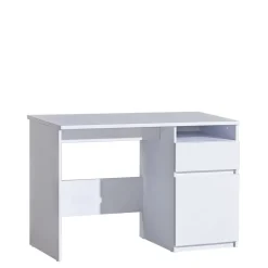 Biurka|Meble Młodzieżowe>DOLMAR Białe nowoczesne biurko młodzieżowe 120 cm ANETT biały