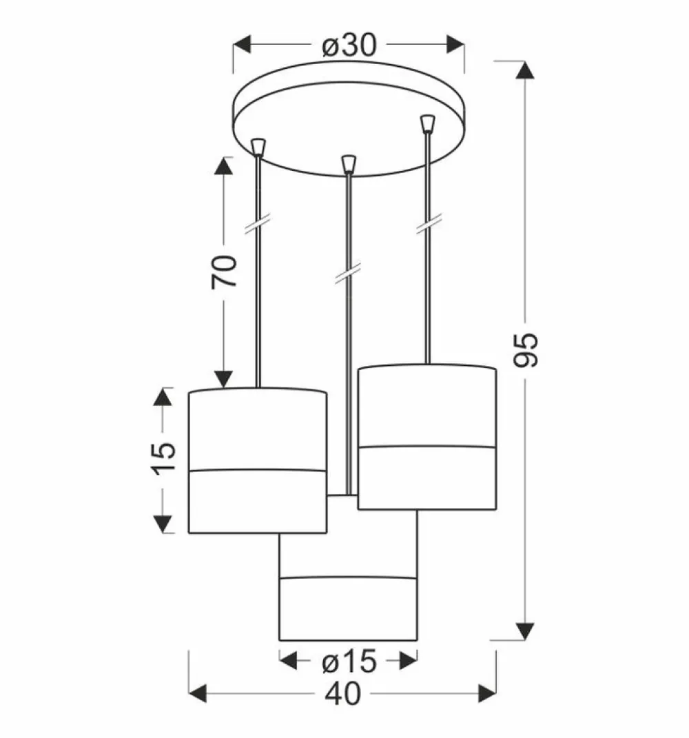 Oświetlenie Przedpokoju|Oświetlenie Jadalni>Candellux Lighting Bianco lampa wisząca biały talerz 3x40w e27 abażur biały+orzechowy