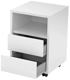 Kontenerki>Helvetia kontenerek do biurka na kółkach AGAPI biały