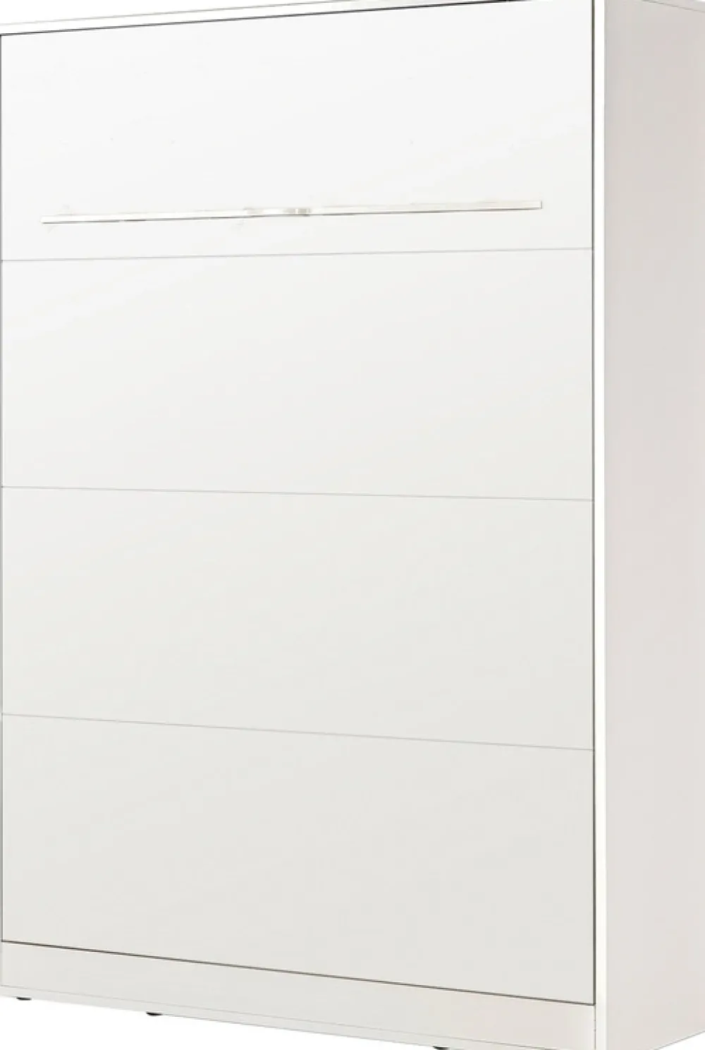 Meble Dla Dzieci|Meble Młodzieżowe>DOMEL Biały pionowy półkotapczan 140x200 cm ze stelażem PERFECT