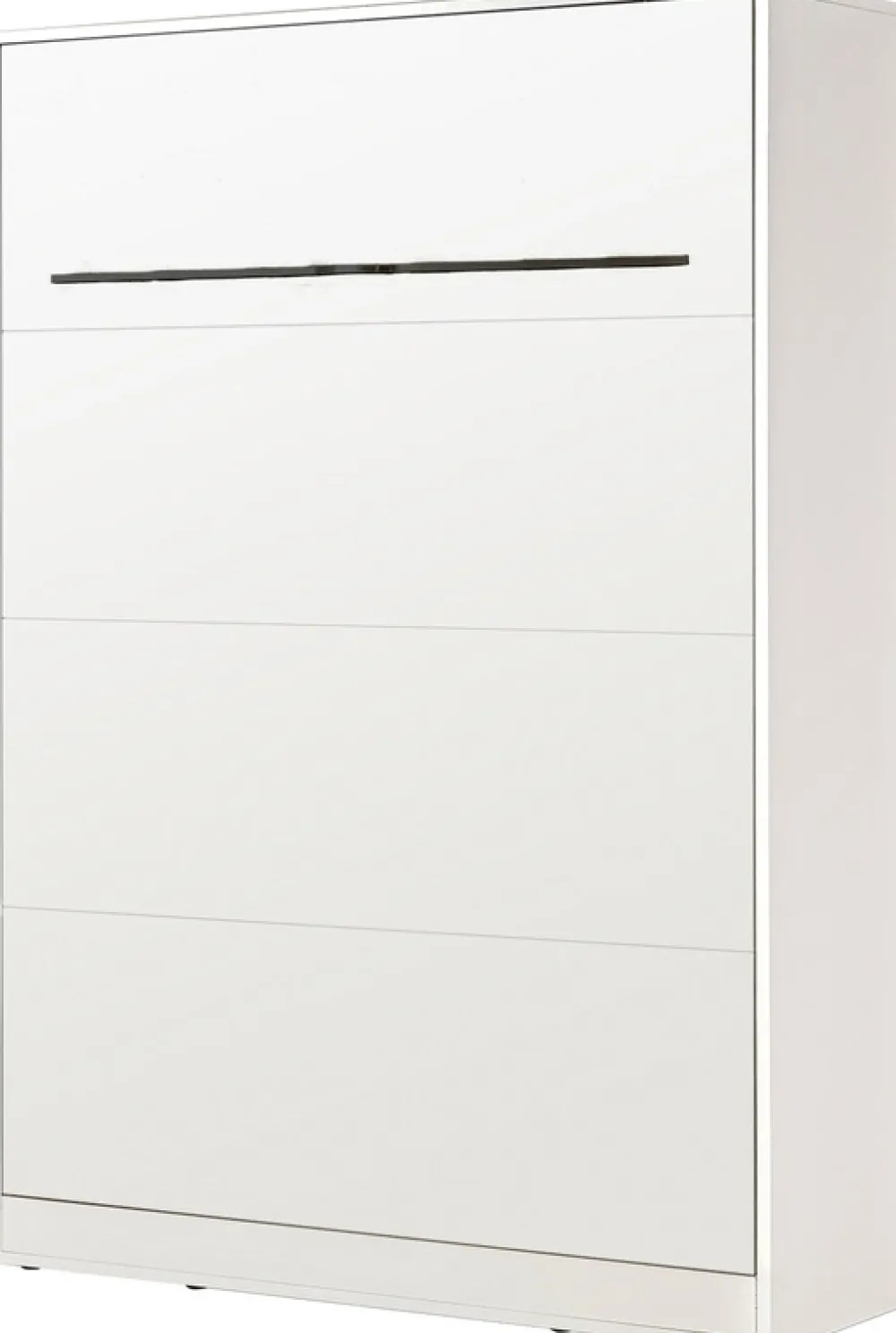 Meble Dla Dzieci|Meble Młodzieżowe>DOMEL Biały pionowy półkotapczan 140x200 cm ze stelażem PERFECT