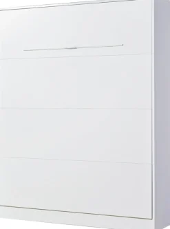 Meble Młodzieżowe|Łóżka Młodzieżowe>DOMEL Biały półkotapczan pionowy 160x200 cm do sypialni PERFECT