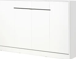 Meble Dla Dzieci|Meble Młodzieżowe></noscript>DOMEL Biały poziomy półkotapczan 120x200 cm do pokoju nastolatka PERFECT