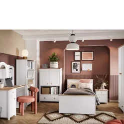 Meble Młodzieżowe|Zestawy Mebli Młodzieżowych></noscript>lenart. Biały regał na książki do pokoju młodzieżowego STORY