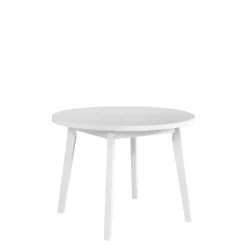 Krzesła|Stoły>DREWMIX Biały stół okrągły OMIENSS