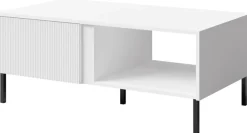 Ławy I Stoliki>JUREK stolik kawowy 110 cm prostokątny MALEZJA biały