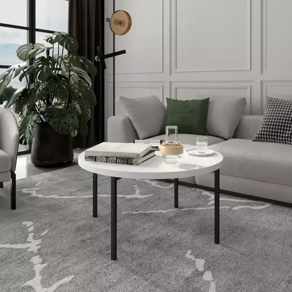 Ławy I Stoliki>GiB Meble stolik kawowy połysk ETA III biały