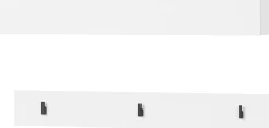 Wieszaki Do Przedpokoju|Garderoby>lenart. wieszak ścienny poziomy na ubrania do przedpokoju SIMPLY biały