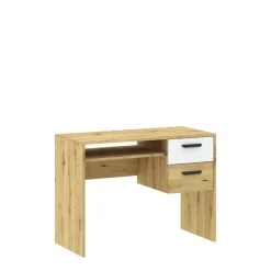 Zestawy Mebli Do Sypialni>INTER MEBLE Biurko 100 cm młodzieżowe z szufladami BOSCO dąb artisan