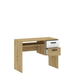 Zestawy Mebli Do Sypialni>INTER MEBLE Biurko 100 cm młodzieżowe z szufladami BOSCO dąb artisan