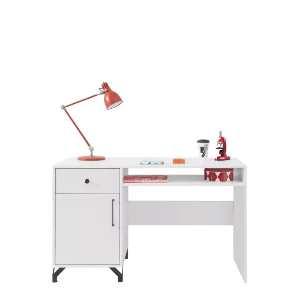 Biurka|Zestawy Mebli Młodzieżowych>MEBLAR Biurko białe młodzieżowe BOMBAY