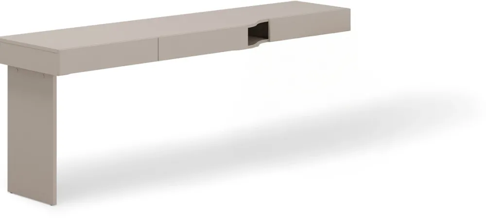 Biurka|Meble Dla Dzieci>lenart. Biurko młodzieżowe lewostronne z szufladami WOOW szampański/clay gray
