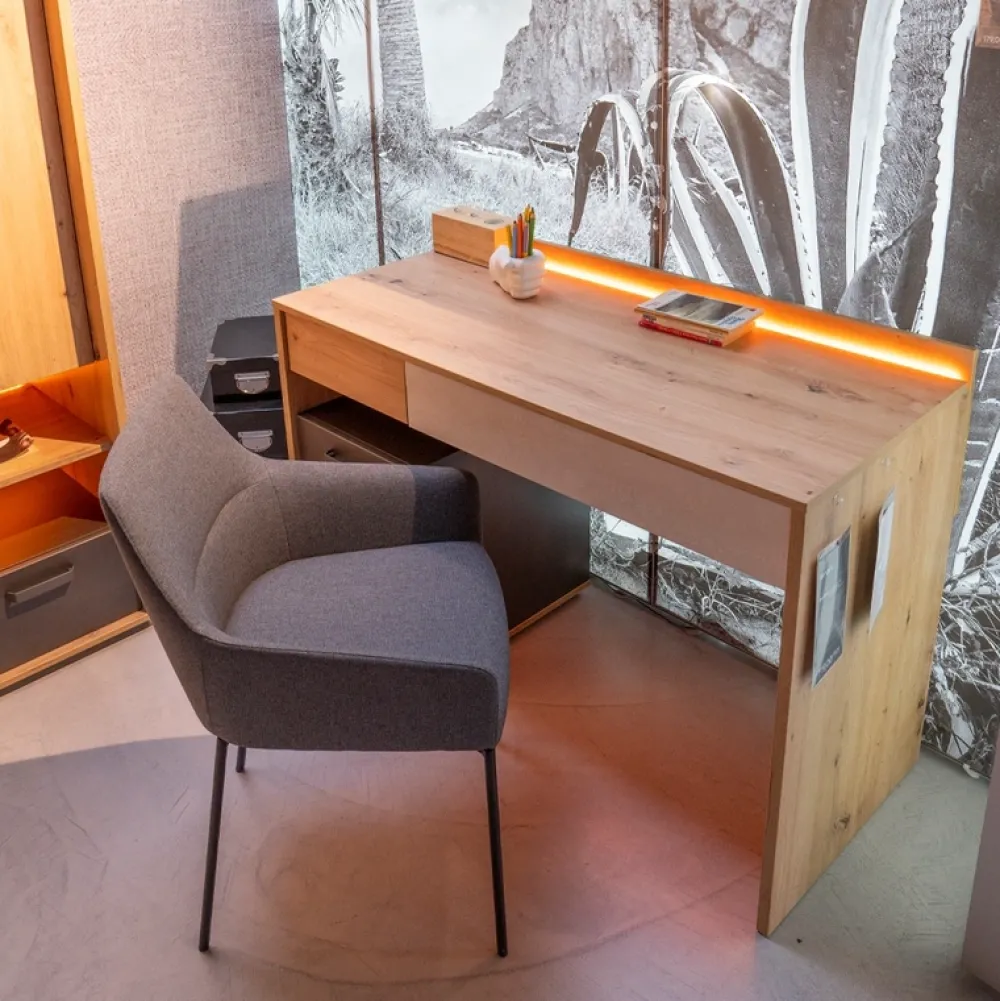 Meble Młodzieżowe|Zestawy Mebli Młodzieżowych>lenart. Biurko młodzieżowe pod komputer z szafką 120 cm QUBIC