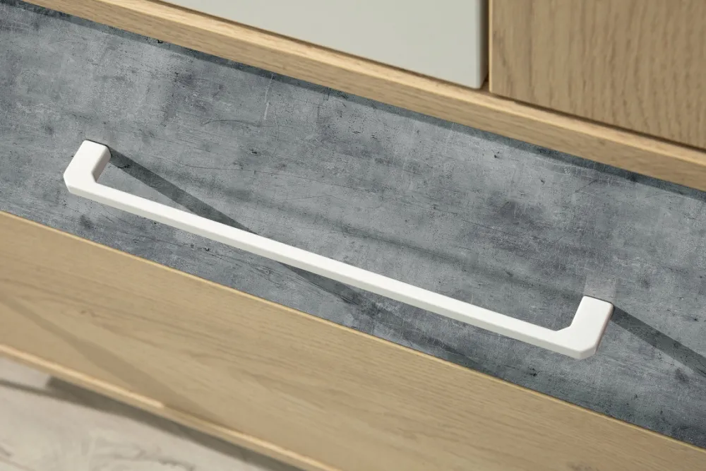 Biurka|Meble Dla Dzieci>MEBLAR Biurko młodzieżowe 125x55 dla dziecka z szafką i szufladą SLEEK