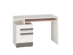 Biurka|Zestawy Mebli Młodzieżowych>ML Meble Biurko młodzieżowe z szufladą i drzwiami 120 cm BLANCO