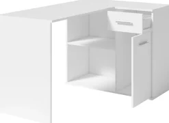 Biurka|Meble Dla Dzieci>MEBLOSIEK Biurko narożne 130 cm BRENZO z półkami i szufladami