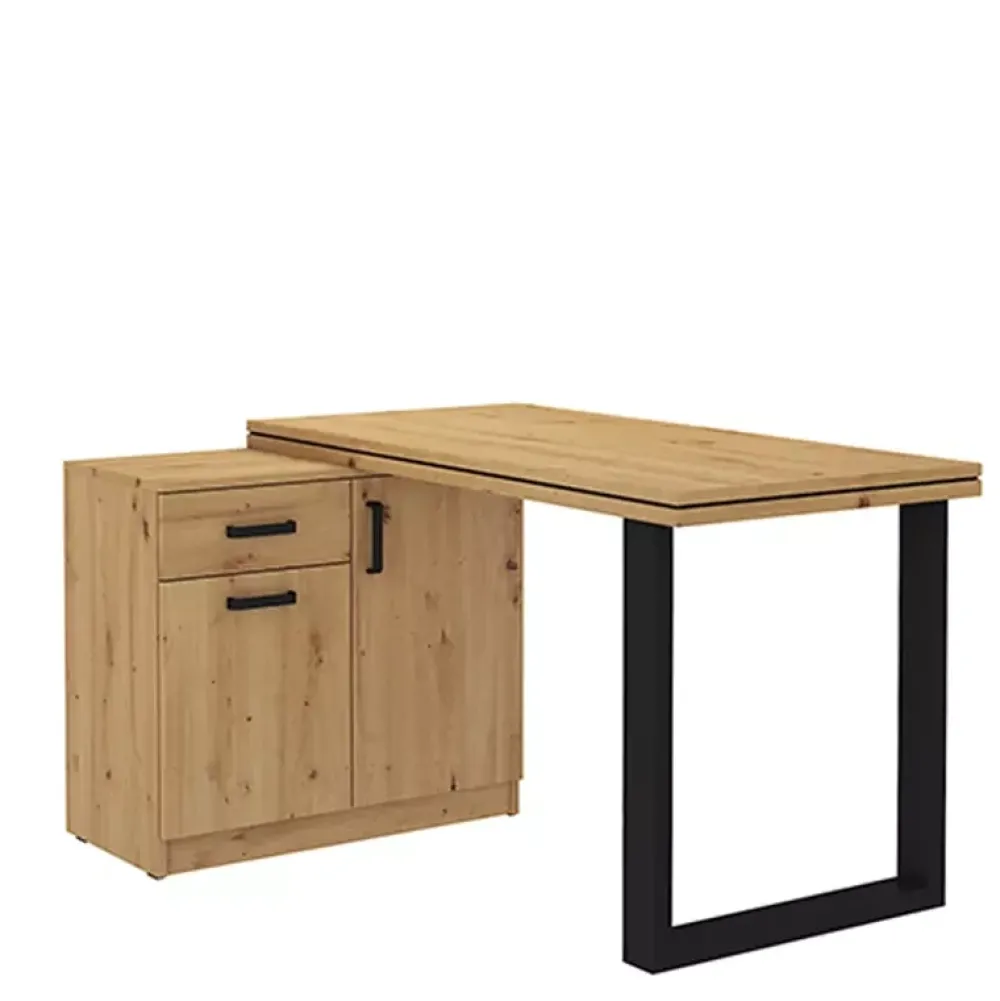 Biurka>Lempert Biurko narożne MULL dąb artisan