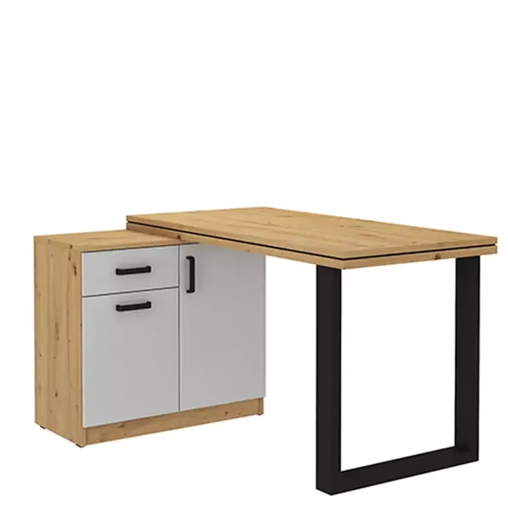 Biurka>Lempert Biurko narożne z komodą MULL