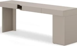 Biurka|Meble Dla Dzieci>lenart. Biurko prawe młodzieżowe z kontenerkiem WOOW clay gray