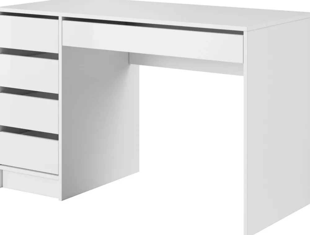 Biurka|Toaletki I Konsole>LASKI Biurko skandynawskie JULIA biały