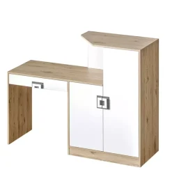 Biurka|Meble Dla Dzieci></noscript>DOMEL Biurko z szafką komodą 150 cm NICO