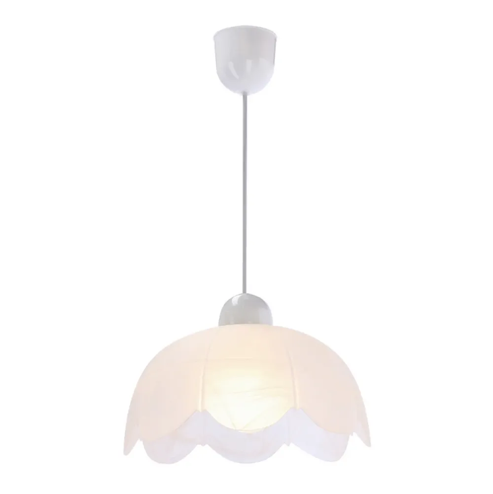 Oświetlenie Przedpokoju|Oświetlenie Jadalni>Candellux Lighting Bratek lampa wisząca 25 1x60w e27 klosz biały