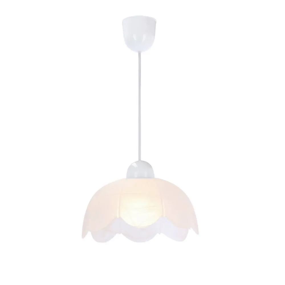 Oświetlenie Przedpokoju|Oświetlenie Jadalni>Candellux Lighting Bratek lampa wisząca 18 1x60w e27 klosz biały