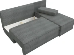 Meble Dla Dzieci|Meble Młodzieżowe></noscript>IZABELLA MEBLE Brązowa kanapa narożna z funkcją spania do salonu HECTOR