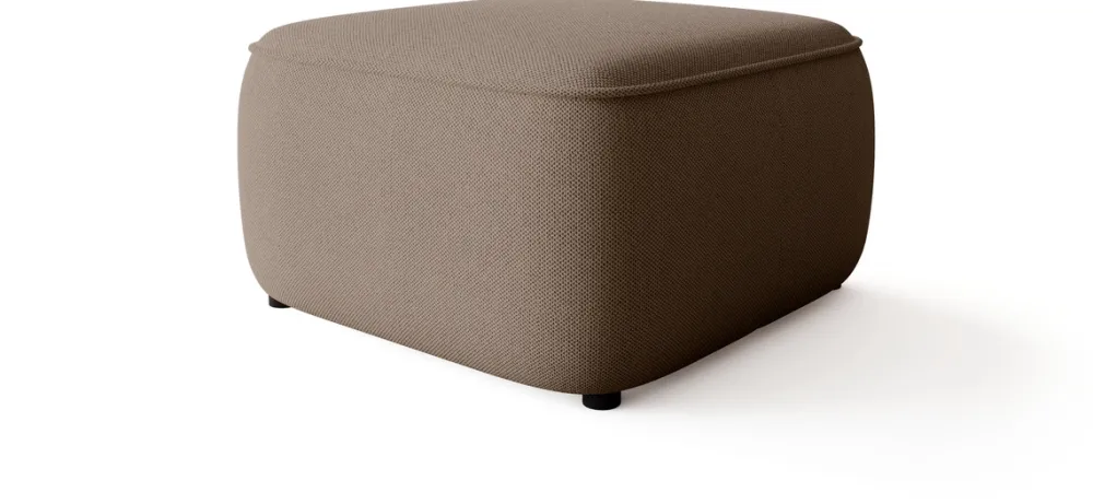 Meble Dla Dzieci|Pufy>BROMARKT Brązowa pufa do nowoczesnego salonu CARMELLO