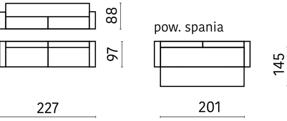Meble Dla Dzieci|Kanapy I Sofy>MEBLAR Ciemnoszara trzyosobowa sofa z funkcją spania TEMO