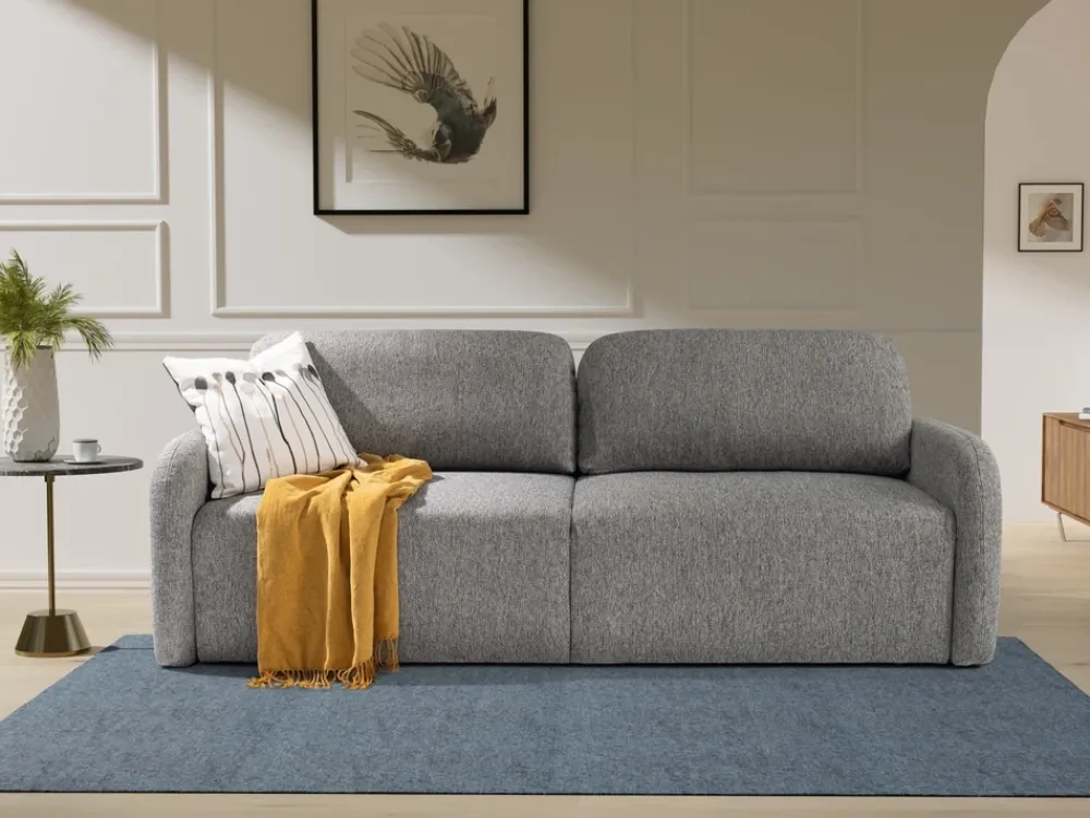 Meble Dla Dzieci|Kanapy I Sofy>MEBLAR Ciemnoszara trzyosobowa sofa z funkcją spania TEMO