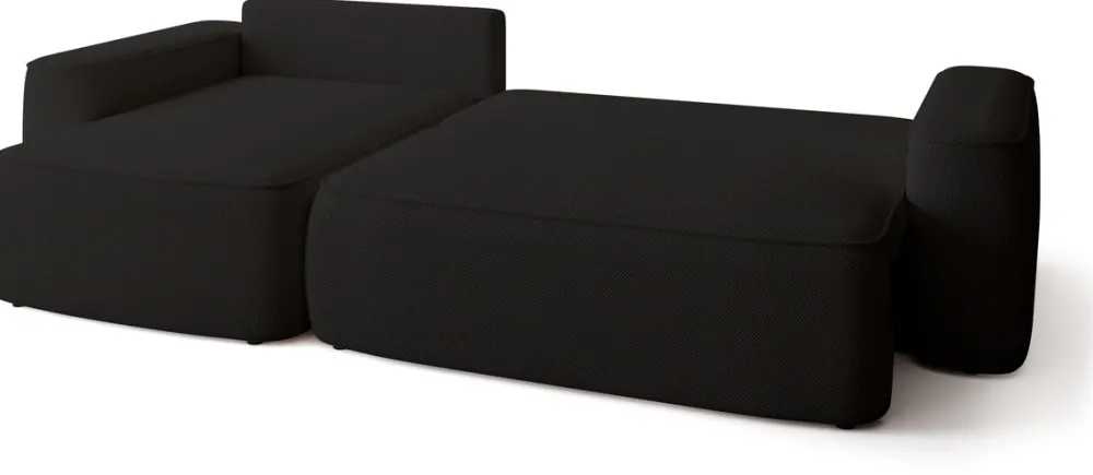 Meble Dla Dzieci|Meble Młodzieżowe>BROMARKT Ciemnoszary narożnik z funkcją spania do salonu CARMELLO DUO