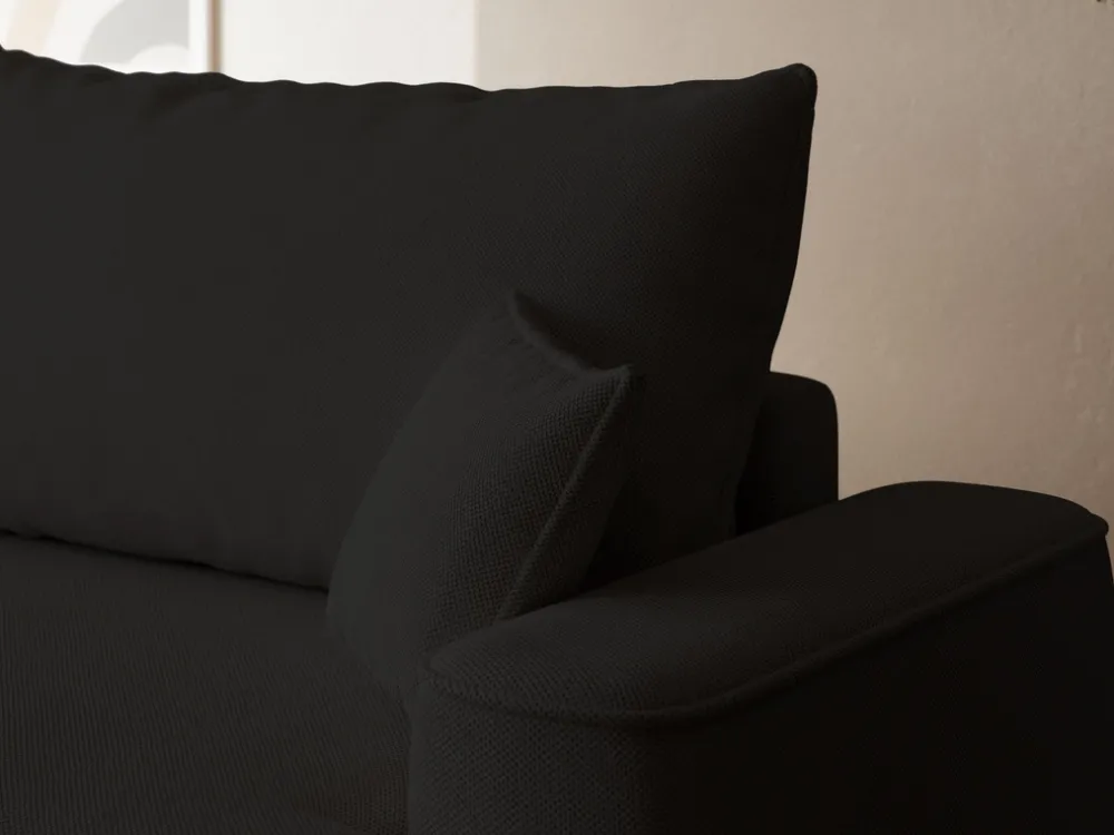 Meble Dla Dzieci|Meble Młodzieżowe>BROMARKT Ciemnoszary narożnik z funkcją spania do salonu CARMELLO DUO