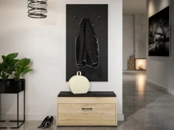 Wieszaki Do Przedpokoju>ML Meble Ścienny wieszak tapicerowany do przedpokoju 68 cm CARO