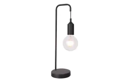 Oświetlenie Pokoju Dziecięcego|Oświetlenie Sypialni>Ledea Czarna lampa stołowa Laren