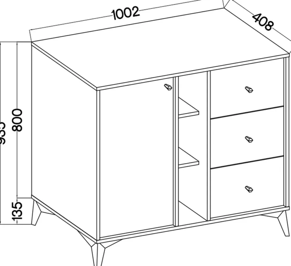 Zestawy Mebli Do Salonu|Meblościanki>Lempert Czarna meblościanka pod telewizor do salonu RTV TOKEN czarny grafit