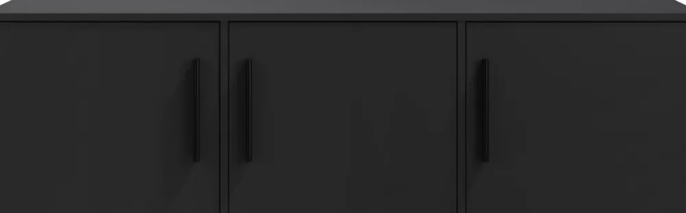 Akcesoria Do Szaf|Akcesoria Do Szaf>GiB Meble Czarna nadstawka do szafy trzydrzwiowej 150 cm MAXIDO czarny