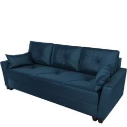 Meble Dla Dzieci|Kanapy I Sofy></noscript>IZABELLA MEBLE Czarna sofa z funkcją spania dwuosobowa TUFEL