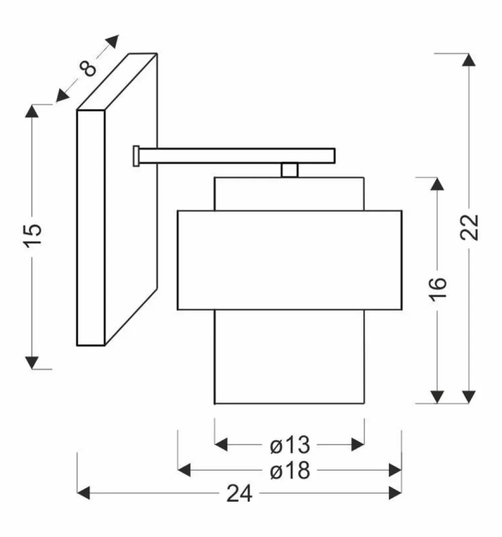 Oświetlenie Jadalni|Oświetlenie Sypialni>Candellux Lighting Czarny kinkiet Spiega E27 mosiądz