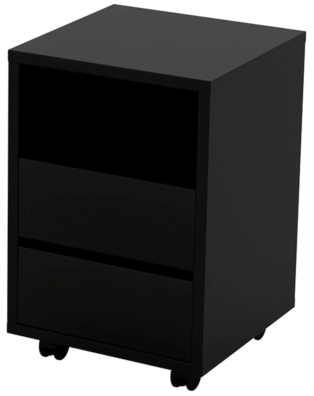 Kontenerki>Helvetia kontenerek do biurka na kółkach AGAPI czarny