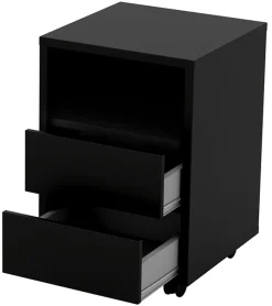 Kontenerki>Helvetia kontenerek do biurka na kółkach AGAPI czarny