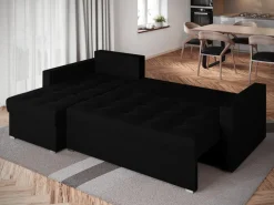 Meble Dla Dzieci|Meble Młodzieżowe>BROMARKT Czarny narożnik do salonu HOT L